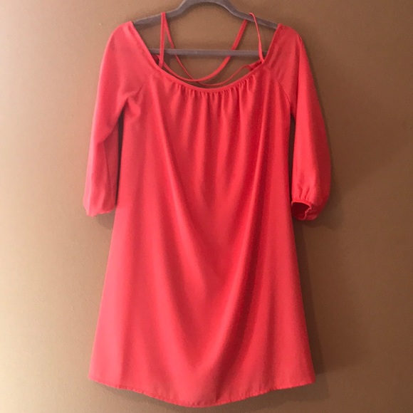 Coral Dress - Picture 1 of 2